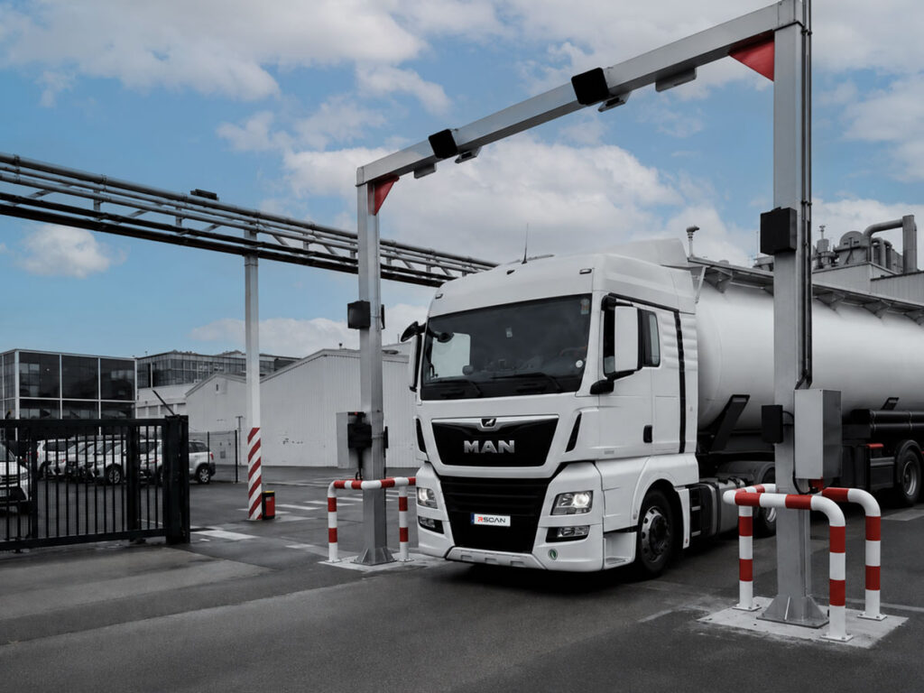 suivi des expéditions avec un portique camion
